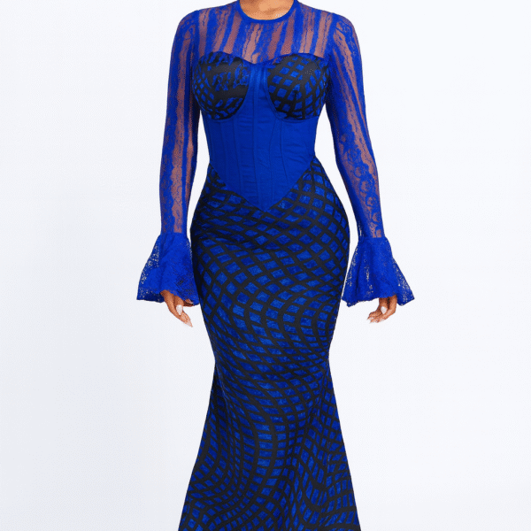 The Azure Elegance Gown